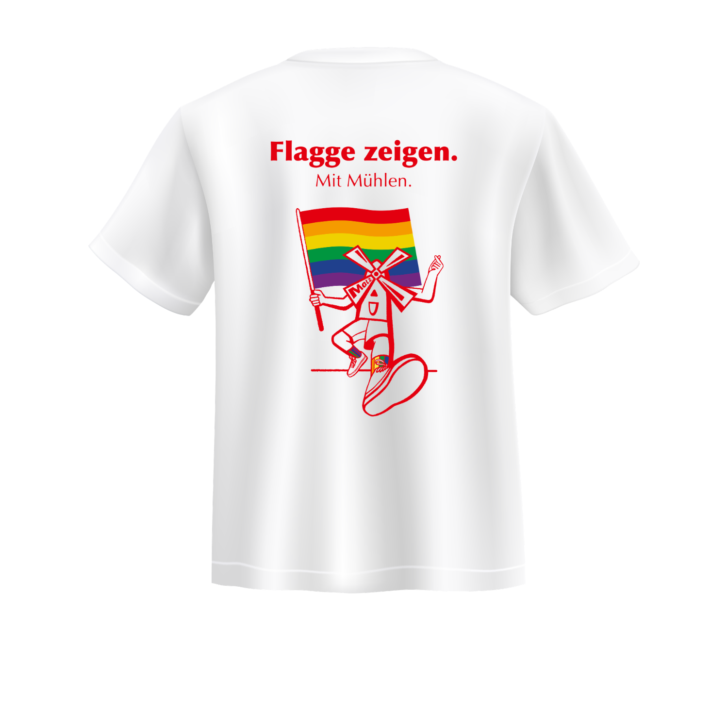Mühlen Kölsch Pride T-Shirt -"Flagge zeigen. Mit Mühlen"